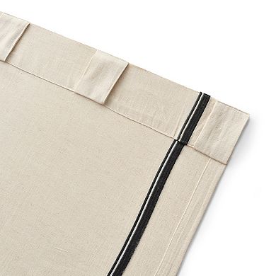 Martha Stewart Annika Light Filtering Set of 2 Window Curtain Panels