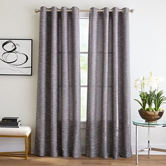 Martha Stewart Dayton Light Filtering Set of 2 Window Curtain Panels