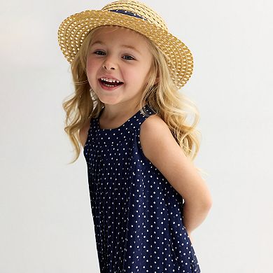 Baby & Toddler Girl Blueberi Boulevard Chiffon Dress & Hat Set
