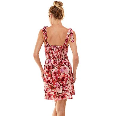 Juniors' As U Wish Tie Shoulder Bra Cup Dress