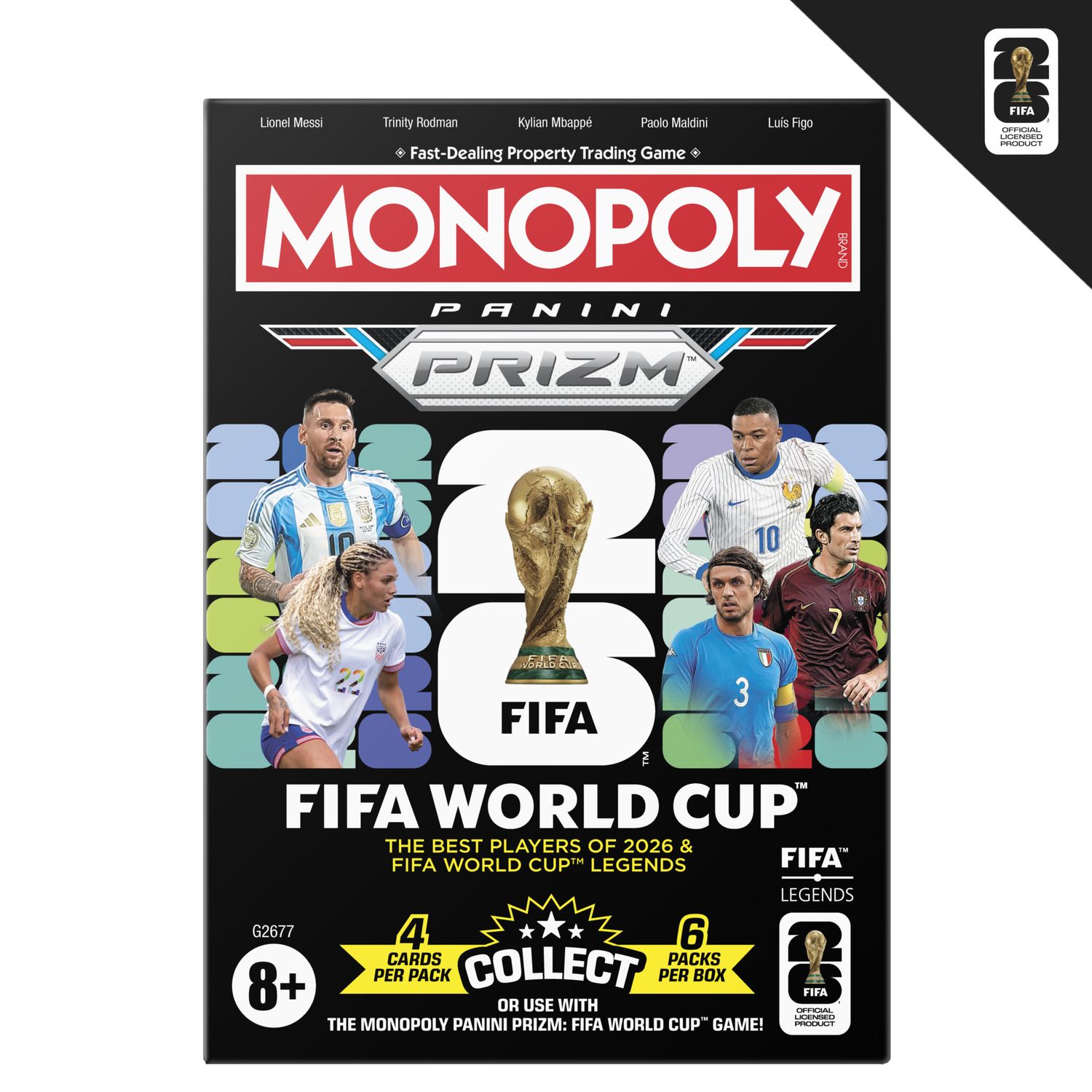 Детские игрушки Monopoly Panini Prizm: Soccer Trading Cards Booster Box by Hasbro