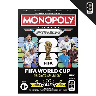 monopoly prizm booster box Panini Prizm: FIFA World Cup Trading Cards | Current Stars and Legends | 2+ Players, Ages 8+ It includes 24 Monopoly Panini Prizm NBA cards 2022-23 Prizm Monopoly Booster Box
