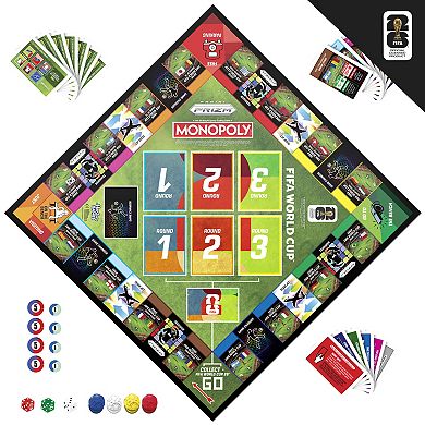 Monopoly Panini Prizm: FIFA World Cup Board Game by Hasbro