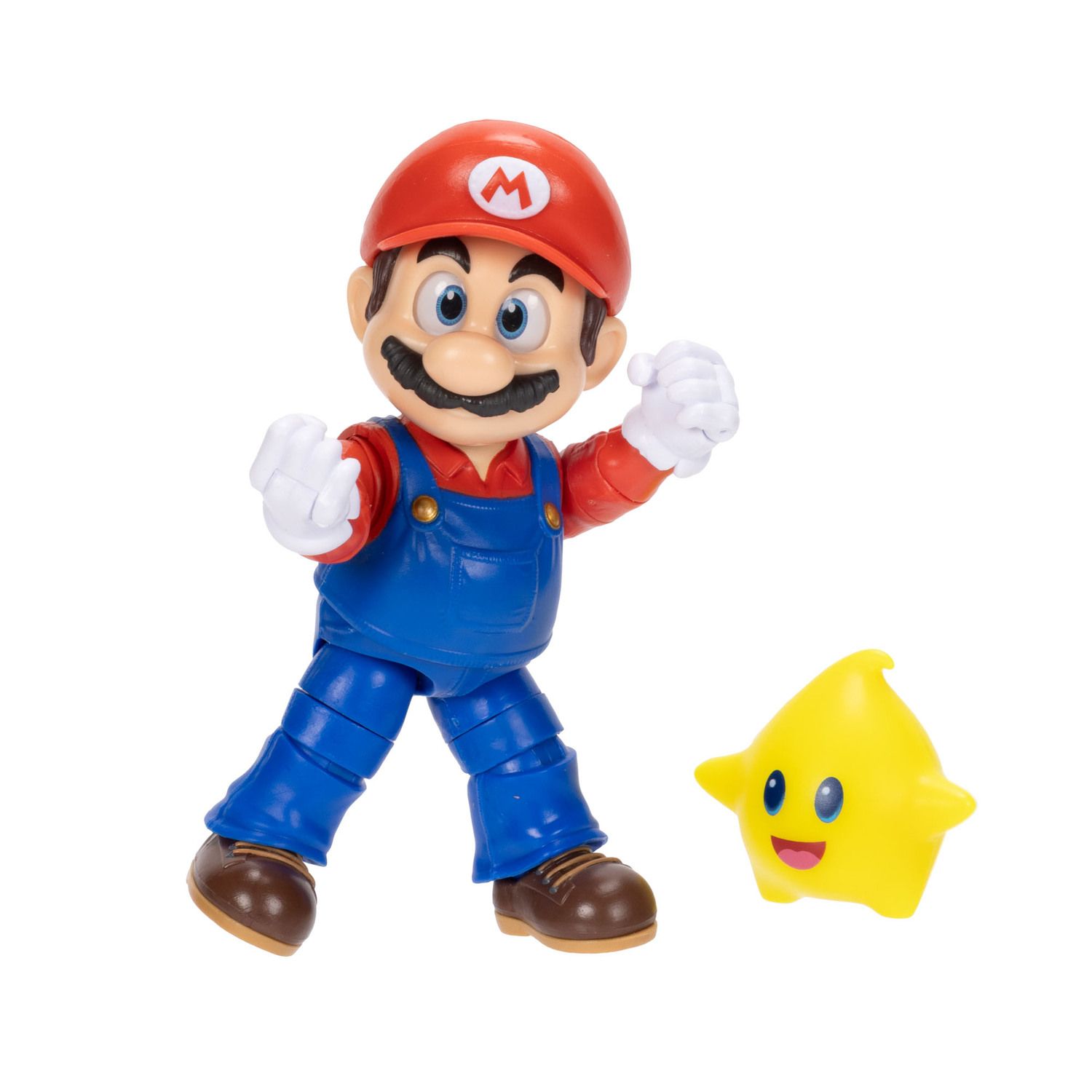 Детская фигурка Nintendo The Super Mario Galaxy Movie 5-Inch Mario Action Figure with Star Companion — фото 3