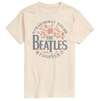 Big & Tall The Beatles Strawberry Fields Forever Graphic Tee