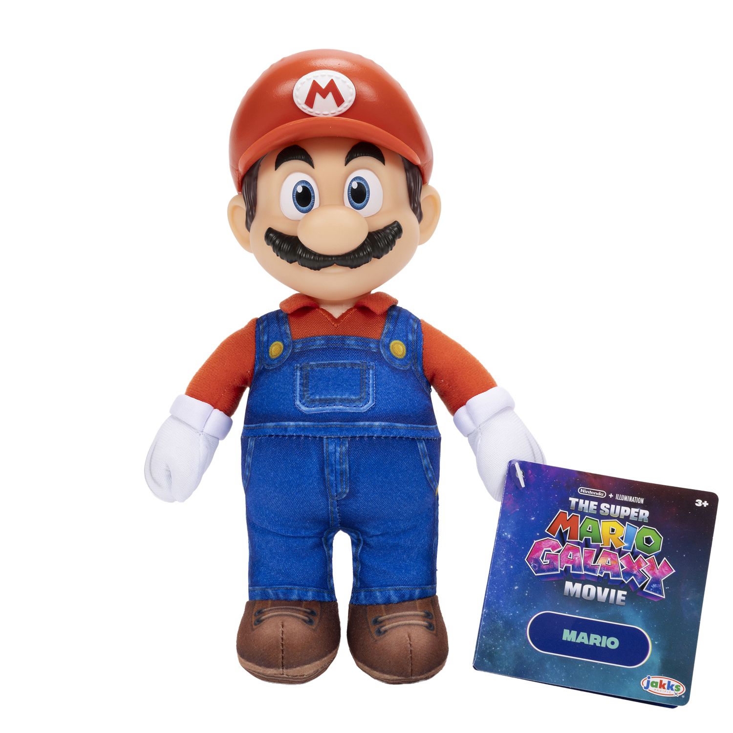 Детские мягкие игрушки The Super Mario Galaxy Movie 9-inch Mario Plush Toy — фото 1