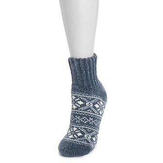 Women's MUK LUKS Chenille Cabin Socks