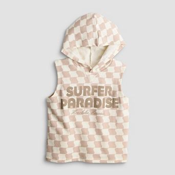 Baby & Toddler Boy Grayson Threads Kids The Label Checkered Hoodie Tank Top