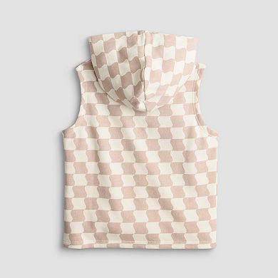 Baby & Toddler Boy Grayson Threads Kids The Label Checkered Hoodie Tank Top