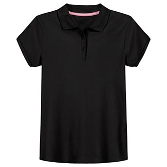 Girls 4-14 IZOD Short Sleeve Interlock Polo in Regular & Plus Size