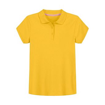 Girls 4-14 IZOD Short Sleeve Interlock Polo in Regular & Plus Size