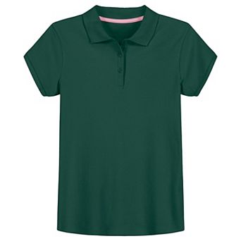 Girls 4-14 IZOD Short Sleeve Interlock Polo in Regular & Plus Size