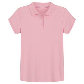 Girls 4-14 IZOD Short Sleeve Interlock Polo in Regular & Plus Size