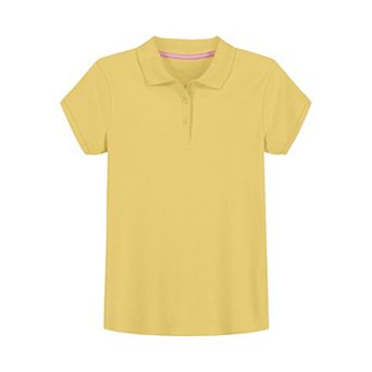 Girls 4-14 IZOD Short Sleeve Interlock Polo in Regular & Plus Size