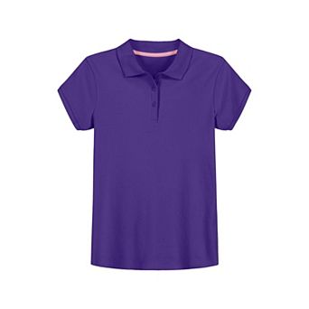 Girls 4-14 IZOD Short Sleeve Interlock Polo in Regular & Plus Size