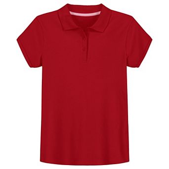 Girls 4-14 IZOD Short Sleeve Interlock Polo in Regular & Plus Size