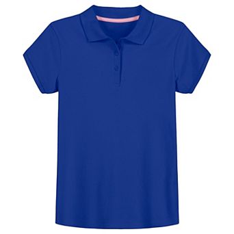 Girls 4-14 IZOD Short Sleeve Interlock Polo in Regular & Plus Size