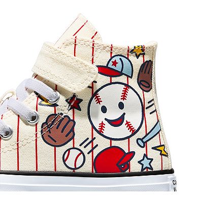 Converse CTAS 1V Little Kids Boys Lace-Up High-Top Sneakers