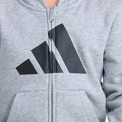 Boys 4-7 adidas 2-Piece Long Sleeve Full-Zip Jacket & Jogger Set