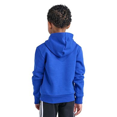 Boys 4-7 adidas Long Sleeve Graphic Fleece Pullover Hoodie