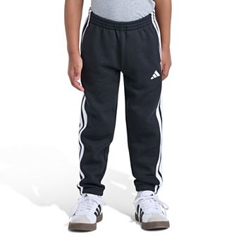Boys 4-7 adidas Long Sleeve Essential 3-Stripe Fleece Cuffed Joggers