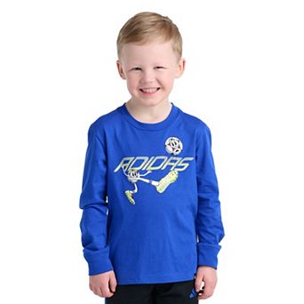 Boys 4-7 adidas Long Sleeve Soccer Graphic Tee