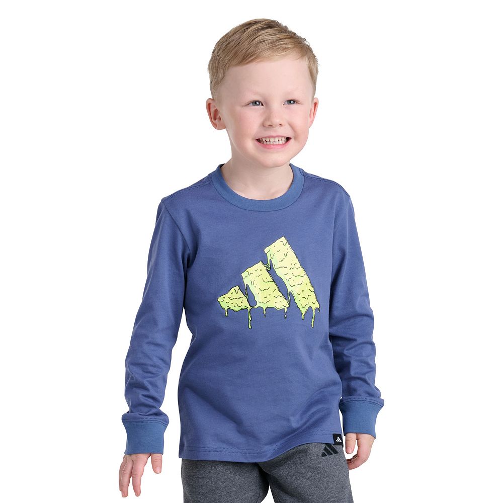 Boys 4-7 adidas Long Sleeve Doodle Graphic Tee