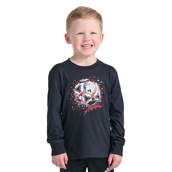Boys 4-7 adidas Long Sleeve Sport Graphic Tee