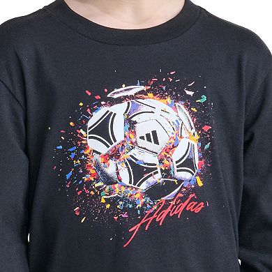 Boys 4-7 adidas Long Sleeve Sport Graphic Tee