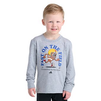 Boys 4-7 adidas Long Sleeve Sport Graphic Tee