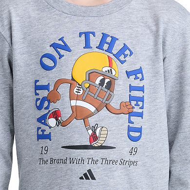 Boys 4-7 adidas Long Sleeve Sport Graphic Tee