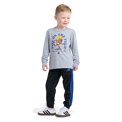 Boys 4-7 adidas Long Sleeve Sport Graphic Tee