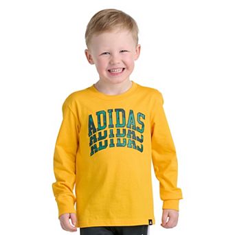 Boy's 4-7 adidas Long Sleeve Sportswear Camo Graphic Tee