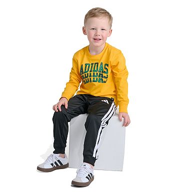 Boy's 4-7 adidas Long Sleeve Sportswear Camo Graphic Tee