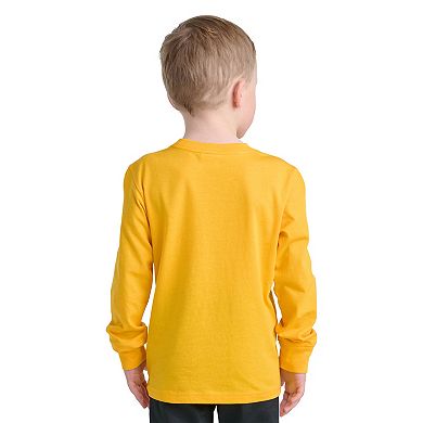 Boy's 4-7 adidas Long Sleeve Sportswear Camo Graphic Tee