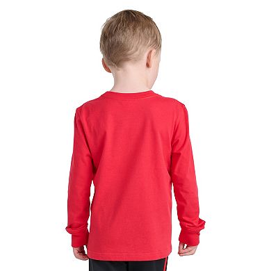 Boys 4-7 adidas Long Sleeve Baseball Graphic Tee