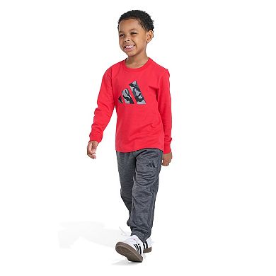 Boys 4-7 adidas Long Sleeve Camo Graphic Tee