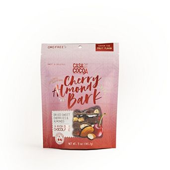 Enchante Confections Cherry Almond Bark 5-oz. Dried Sweet Cherries & Almonds in Chocolate