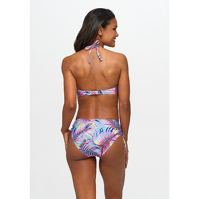 Lascana Women's Palm Print Bandeau Bikini Top