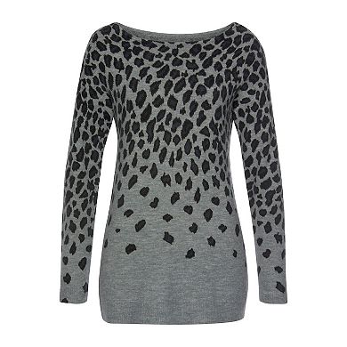 Lascana Women's Animal Print Sweater