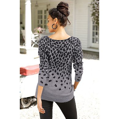 Lascana Women's Animal Print Sweater