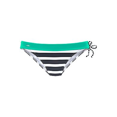 Lascana Women's Striped Classic Bikini Bottom