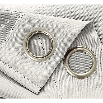 Anchorage 2 Pack Blackout Grommet Luxurious Modern Design Curtain Panel Pair