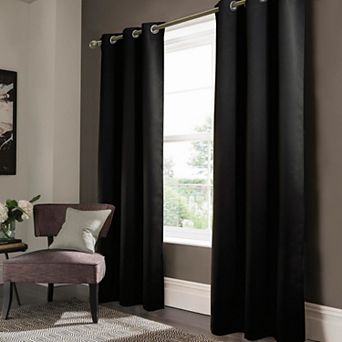 Anchorage 2 Pack Blackout Grommet Luxurious Modern Design Curtain Panel Pair