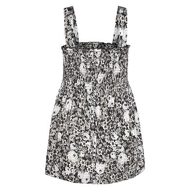 Lascana Women's Floral Smocked Top