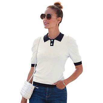 Lascana Women's Two Tone Collared Shirt