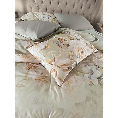 BrylaneHome Lyocell Cotton Peony Garden Comforter Set