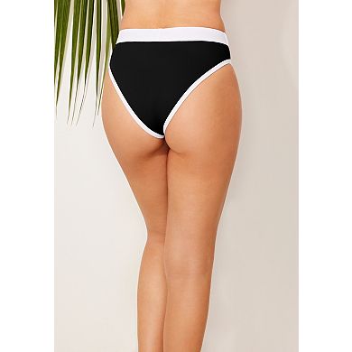 Swimsuits for All Women's Belted Swim Brief