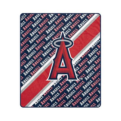 Pegasus Los Angeles Angels 50" x 60" Diagonal Lined Wordmark Ultra Soft Blanket