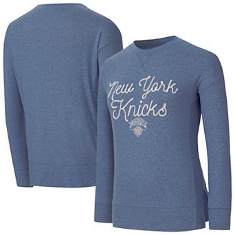 Women's Concepts Sport Royal New York Knicks Rigor Long Sleeve Jersey T-Shirt
